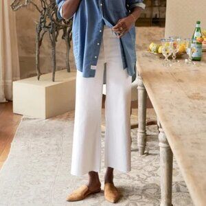 Frank & Eileen NWOT Galway White Wide Leg Jeans Sz 29